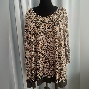 Floral Print Women's Top J.Jill size 4X